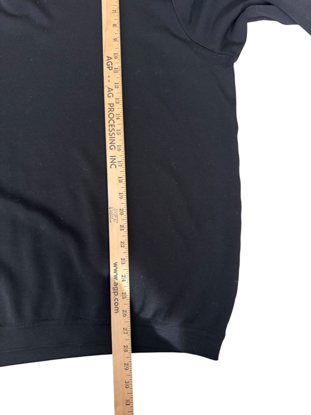 St. Croix 100% Wool Black V-Neck Sweater 2XLT Made USA Quiet Luxury Classic - Picture 4 of 8